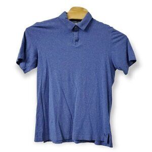 Ashworth Golf Co Mens Large‎ Royal Blue Cotton Polo Shirt Short Sleeve